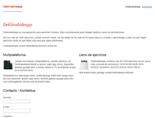 Tablet Screenshot of deklinabideapp.net
